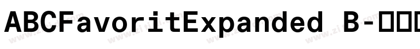 ABCFavoritExpanded B字体转换